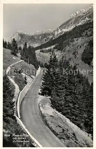 AK / Ansichtskarte Pillon Route et Schlauhorn Pillon