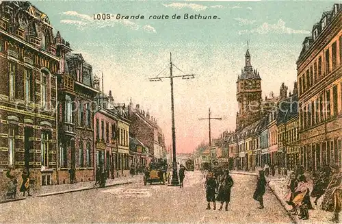 AK / Ansichtskarte Loos_Nord Grande route de Bethune Loos_Nord