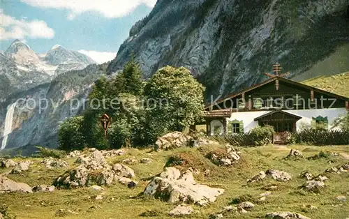 AK / Ansichtskarte Obersee_Koenigssee Salettalpe Obersee Koenigssee