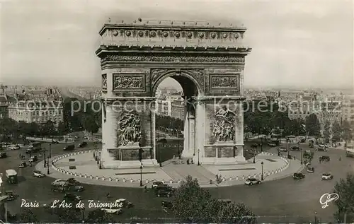 AK / Ansichtskarte Paris Arc de Triomphe Paris