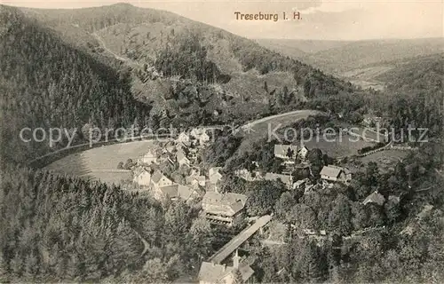 AK / Ansichtskarte Treseburg_Harz Fliegeraufnahme Treseburg Harz