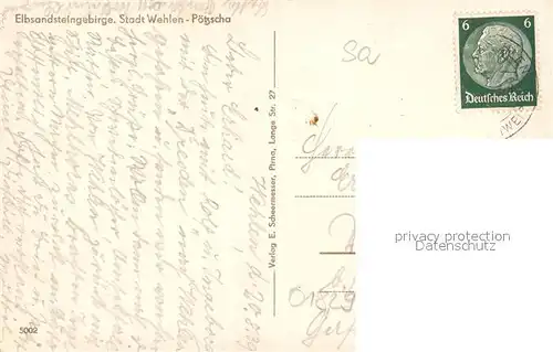 AK / Ansichtskarte Poetzscha_Wehlen Fliegeraufnahme Poetzscha_Wehlen