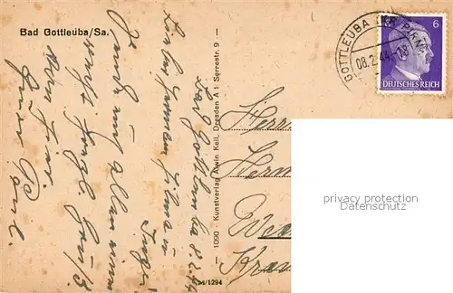 AK / Ansichtskarte Bad_Gottleuba Berggiesshuebel Fliegeraufnahme Bad