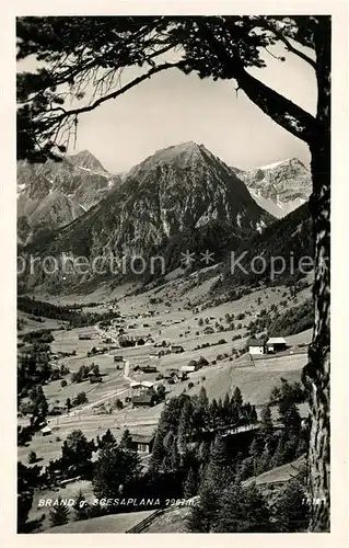 AK / Ansichtskarte Brand_Scesaplana Panorama Brand_Scesaplana
