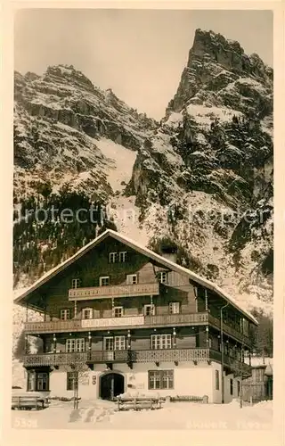 AK / Ansichtskarte Gschnitz_Tirol Alpengasthof Gschnitzerhof Gschnitz Tirol