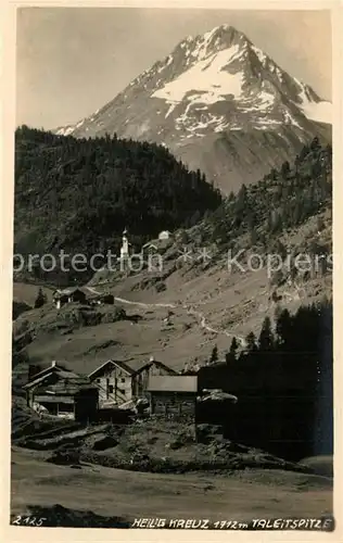 AK / Ansichtskarte Heiligkreuz_Soelden Talteitspitze Heiligkreuz Soelden