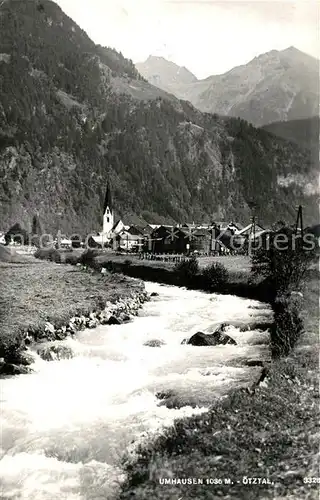 AK / Ansichtskarte Umhausen_Tirol Wildbach Umhausen Tirol