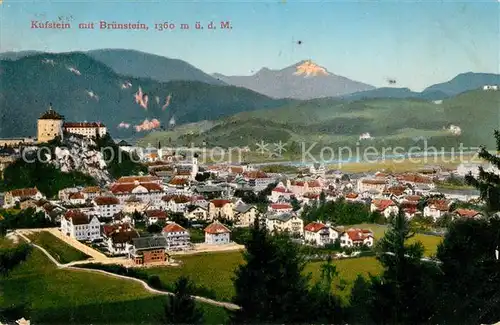 AK / Ansichtskarte Kufstein_Tirol Panorama Bruenstein Kufstein_Tirol