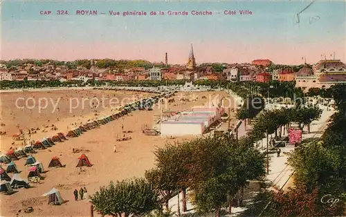 AK / Ansichtskarte Royan_Charente Maritime Strand Grande Conche  Royan Charente Maritime