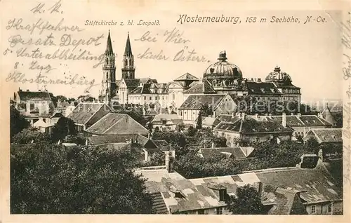 AK / Ansichtskarte Klosterneuburg Stiftskirche heiliger Leopold Klosterneuburg