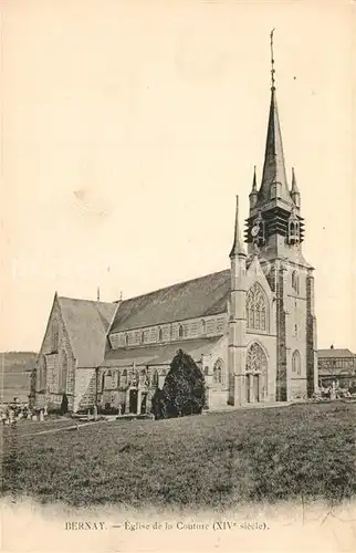 AK / Ansichtskarte Bernay Eglise di la Couture Bernay