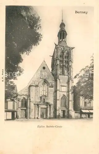 AK / Ansichtskarte Bernay Eglise Sainte Croix Bernay