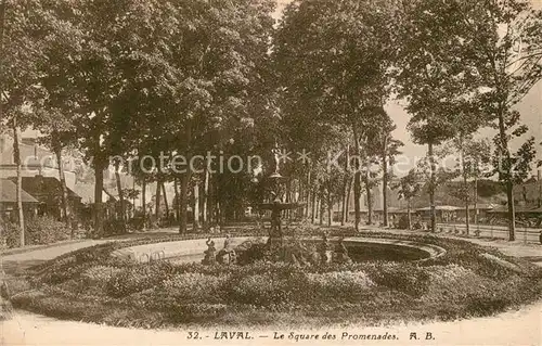 AK / Ansichtskarte Laval_Mayenne La Square des Promenades Laval Mayenne