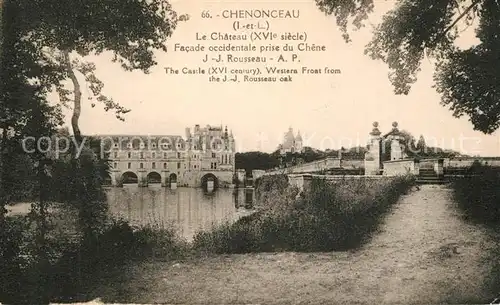 AK / Ansichtskarte Chenonceaux_Indre_et_Loire Chateau  Chenonceaux_Indre