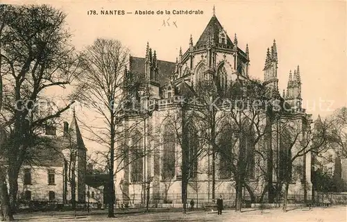 AK / Ansichtskarte Nantes_Loire_Atlantique Abside de la Cathedrale Nantes_Loire_Atlantique