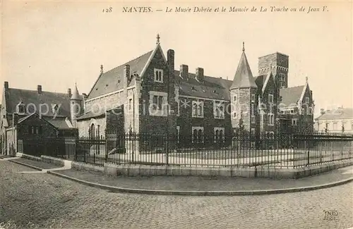 AK / Ansichtskarte Nantes_Loire_Atlantique Musee Dobrce Manoir de La Touche Jean V Nantes_Loire_Atlantique