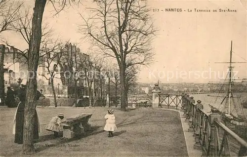 AK / Ansichtskarte Nantes_Loire_Atlantique Terrasse Sainte Anne Nantes_Loire_Atlantique