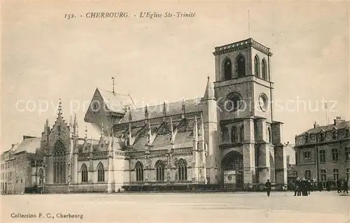 AK / Ansichtskarte Cherbourg_Octeville_Basse_Normandie Eglise Sainte Trinite Cherbourg_Octeville