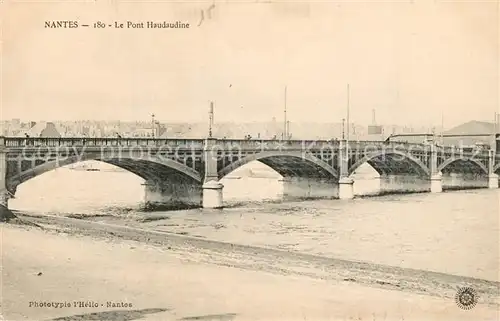 AK / Ansichtskarte Nantes_Loire_Atlantique Le Pont Haudaudine Nantes_Loire_Atlantique