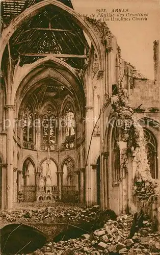 AK / Ansichtskarte Arras_Pas de Calais Eglise des Ursulines Arras_Pas de Calais