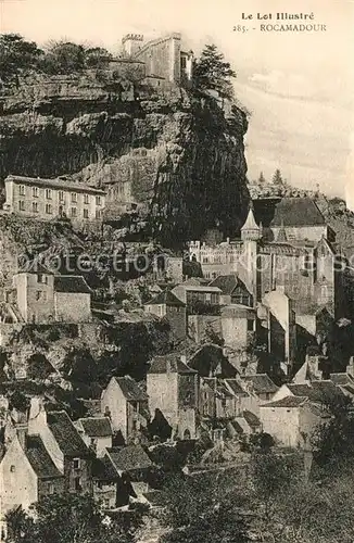 AK / Ansichtskarte Rocamadour Stadtansicht Rocamadour