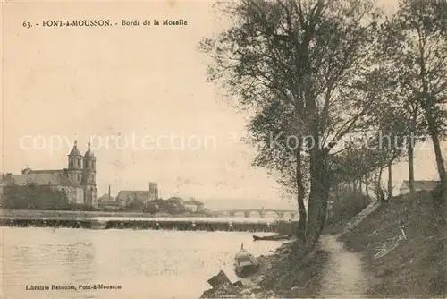 AK / Ansichtskarte Mousson Pont Bords de la Moselle Mousson
