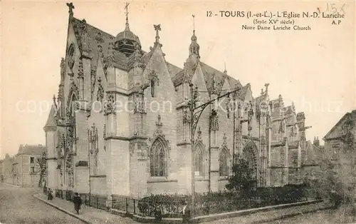 AK / Ansichtskarte Tours_Indre et Loire Eglise Notre Dame Lariche Tours Indre et Loire