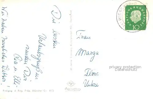 AK / Ansichtskarte Lohr_Main Fliegeraufnahme Siedlung Lohr_Main