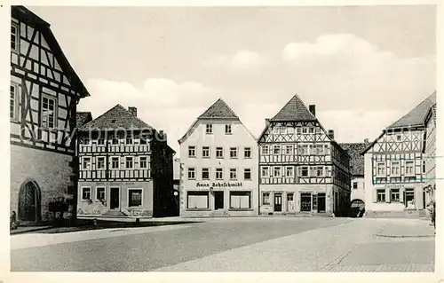 AK / Ansichtskarte Muennerstadt Marktplatz Muennerstadt