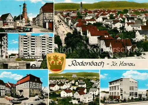 AK / Ansichtskarte Niederrodenbach Kirchstrasse Rathaus Buergerhaus Niederrodenbach