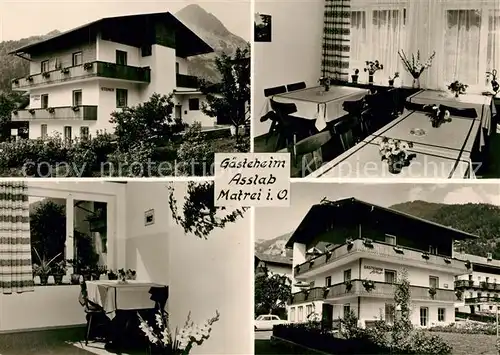 AK / Ansichtskarte Matrei_Brenner Gaesteheim Asslab Matrei Brenner