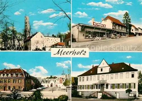 AK / Ansichtskarte Meerholz Rathaus Kirche Meerholz