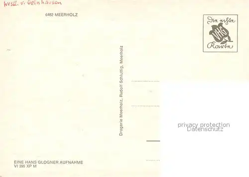 AK / Ansichtskarte Meerholz Rathaus Kirche Meerholz