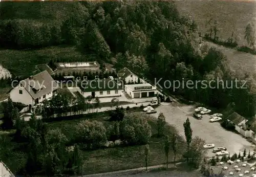 AK / Ansichtskarte Hellendorf_Hannover Hotel Garni Fliegeraufnahme Hellendorf_Hannover