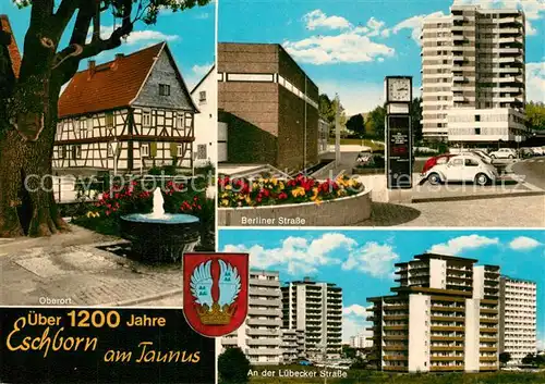 AK / Ansichtskarte Eschborn Berliner Strasse Luebecker Strasse Eschborn