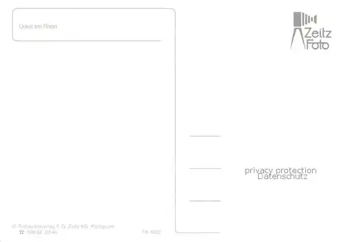 AK / Ansichtskarte Unkel_Rhein Rheinpanorama Fahrgastschiff Gassen Fachwerkhaeuser Marktplatz Heiligenfigur Unkel Rhein