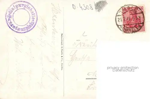 AK / Ansichtskarte Thale_Harz Nr 1 Walpurgishalle Hexentanzplatz Kuenstlerkarte Thale_Harz