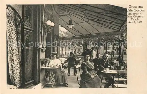 AK / Ansichtskarte Berlin Cafe Goeben Berlin