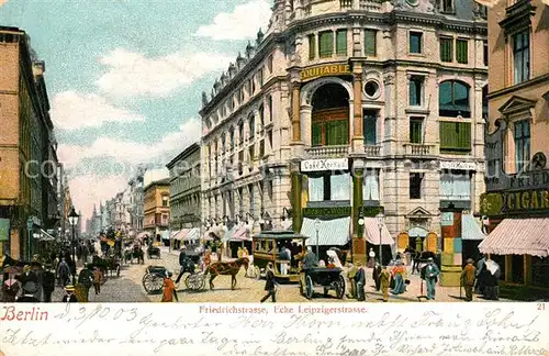 AK / Ansichtskarte Berlin Friedrichstrasse Ecke Leipzigerstrasse Berlin