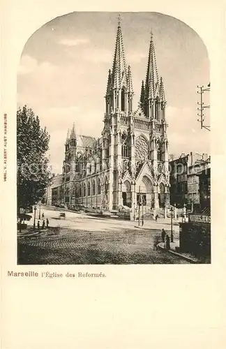 AK / Ansichtskarte Marseille_Bouches du Rhone Eglise des Reformes Marseille