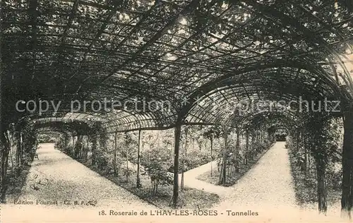 AK / Ansichtskarte L_Hay les Roses Roseraie Tonnelles L_Hay les Roses