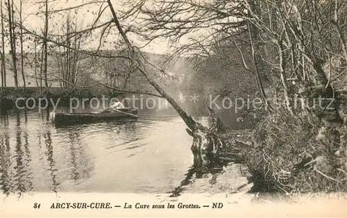 AK / Ansichtskarte Arcy sur Cure_Yonne La Cure Grottes Arcy sur Cure Yonne