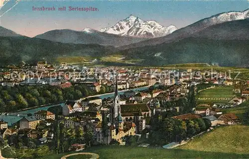 AK / Ansichtskarte Innsbruck Serlesspitze Innsbruck