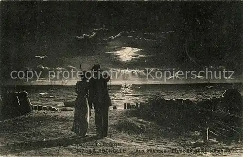 AK / Ansichtskarte Rochelle_Charente Maritime_La Abendstimmung  Rochelle_Charente Maritime