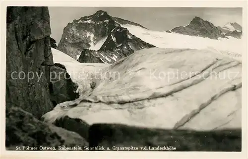 AK / Ansichtskarte St_Poelten Ostweg Rabenstein Sonnblick Granatspitze Winter St_Poelten