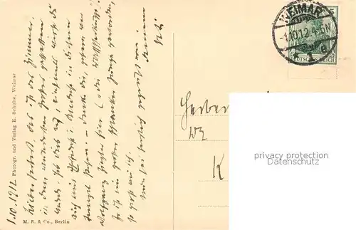 AK / Ansichtskarte Weimar_Thueringen Goethes Arbeitszimmer Weimar Thueringen