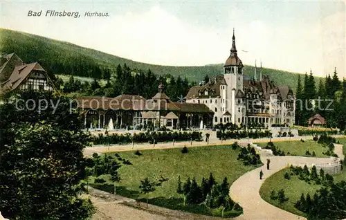 AK / Ansichtskarte Bad_Flinsberg_Isergebirge Kurhaus Bad_Flinsberg_Isergebirge