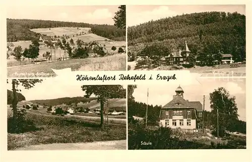 AK / Ansichtskarte Rehefeld Zaunhaus Ferienheim Aufbau Kurheim VP Schule Panorama Rehefeld Zaunhaus