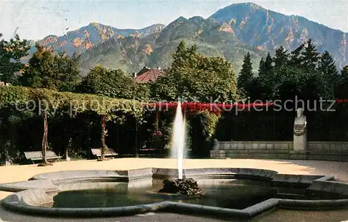 AK / Ansichtskarte Bad_Reichenhall Kurgarten Bad_Reichenhall