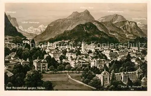 AK / Ansichtskarte Bad_Reichenhall Stadtansicht Bad_Reichenhall